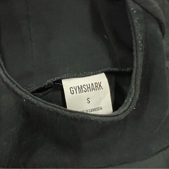 Gymshark Black Cropped Hoodie Jacket Women’s Athletic Gym Sport Size Small - Picture 2 of 4